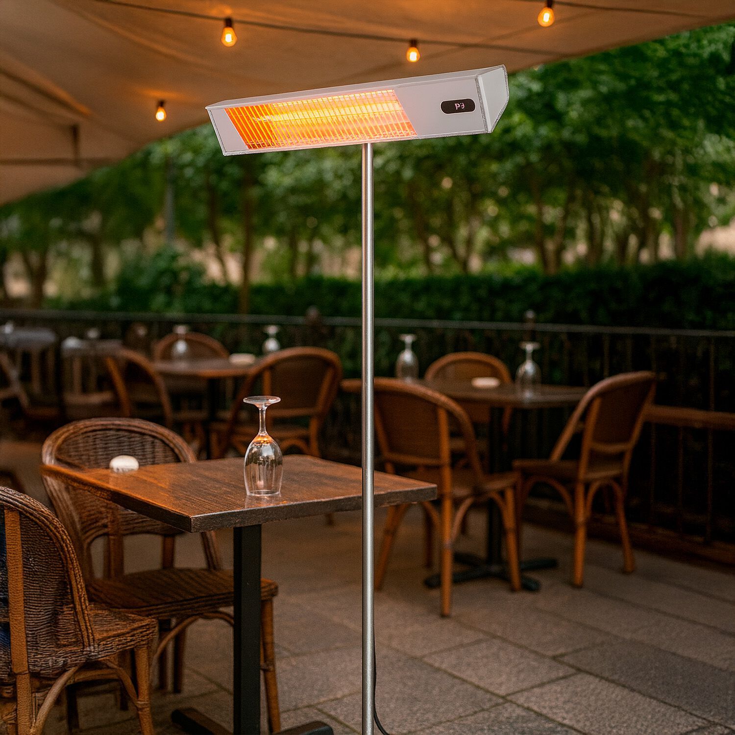 Наружная алюминиевая напольная инфракрасная нагревательная лампа SINED CALDO IRA PALO WIFI ARCH-00093659 - Вид №2