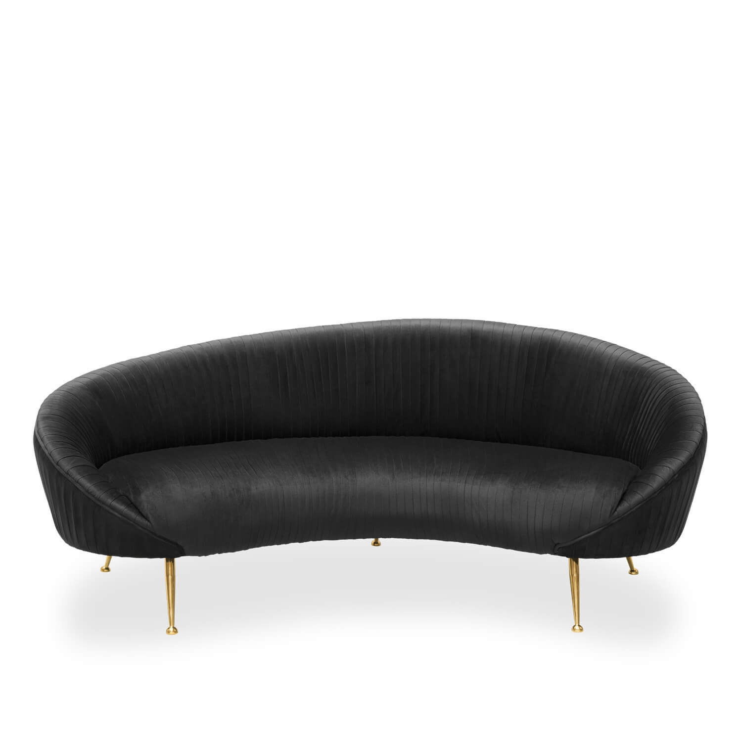 700471-90 ABHIKA ДИВАН KELLY PLISSE ' BLACK 