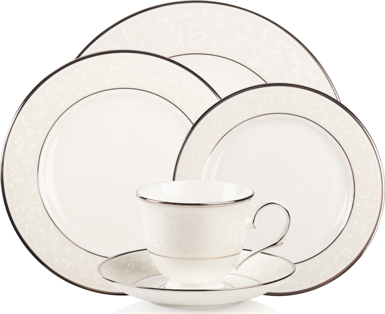 10655308 Lenox Сервиз чайно-столовый Lenox "Чистый опал" на 4 персоны 20 предметов Фарфор костяной 
