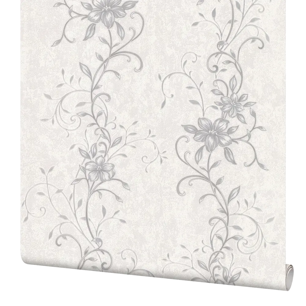 Обои флизелиновые Палитра Floris серые 0.53 м PL51015-14 82383467 STLM-2196831