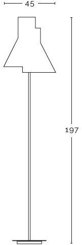 ZAVA Галогенный торшер прямого света из железа Grown sun-id-1364551 - Вид №3