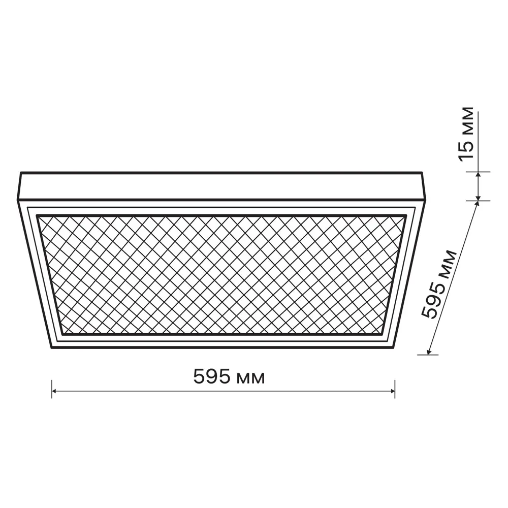 Панель светодиодная Ritter 48 Вт 595x595 мм призма 6500 К IP20 89443627 STLM-2043790  - Вид №7