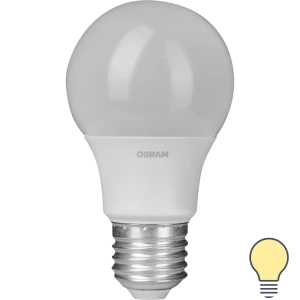 Лампа светодиодная Osram E27 220-240 В 7 Вт груша матовая 500 лм, тёплый белый свет 83230002 STLM-2062897