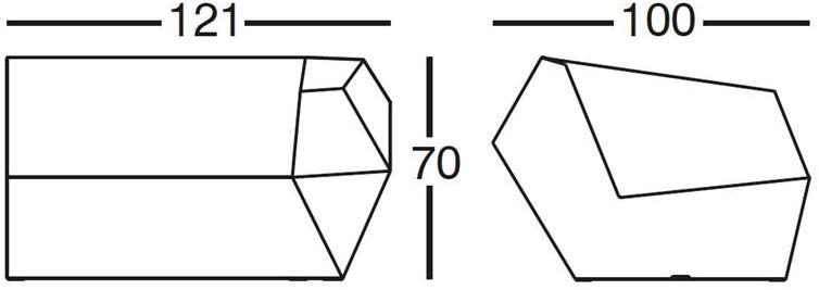 VONDOM Модульный садовый диван Faz sun-id-1436291 - Вид №9