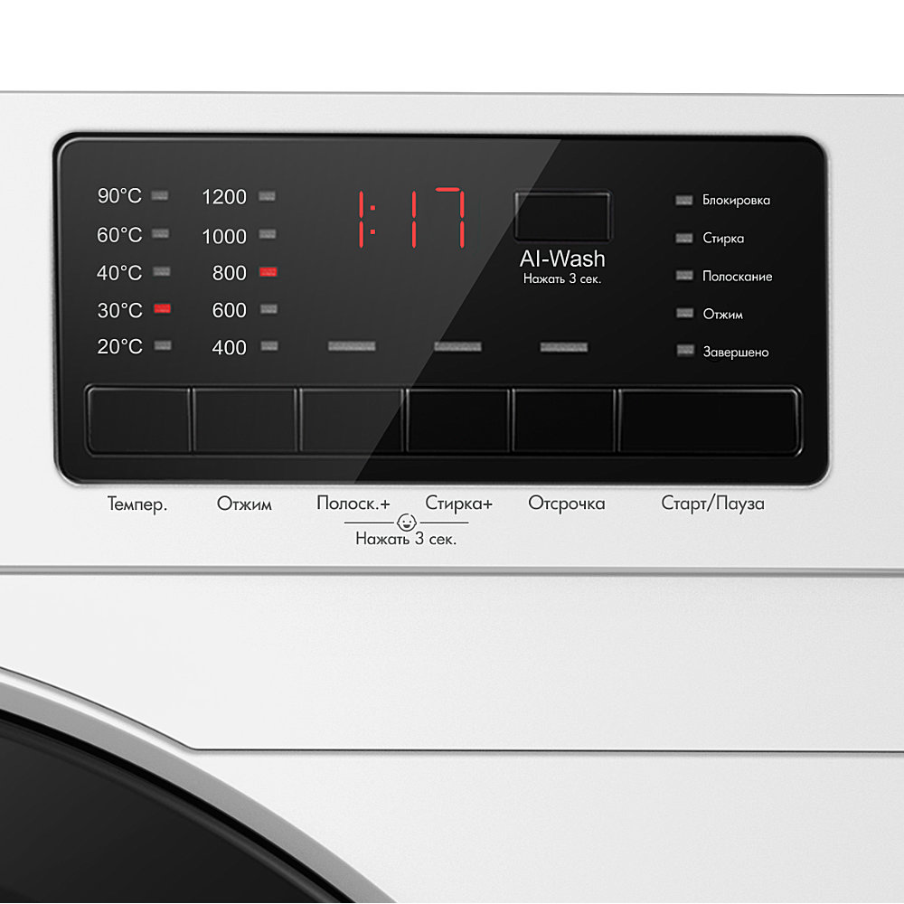 9931555 Стиральная машина GINZZU CMI-821A белый STDN-0128003 - Вид №5