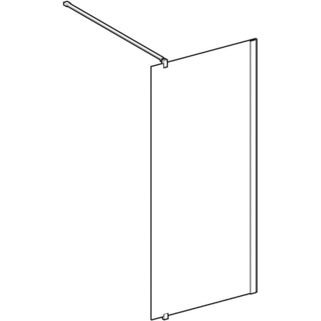 500.945.00.5 Душевая боковая перегородка IDO Showerama 10-20 Geberit  - Вид №1