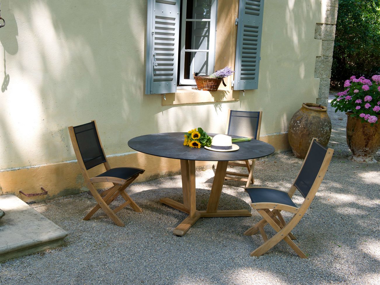 Круглый садовый стол HPL Les Jardins® Tekura ARCH-00136380 - Вид №1