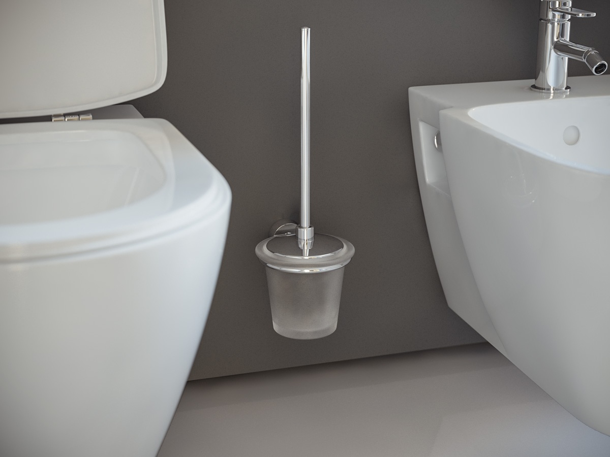 NOS 057 Держатель с туалетным ершом с крышкой FBS Nostalgy - Вид №2