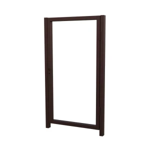 Калитка из профнастила 100x200 см 80x60 мм правая универсальная RAL 8017 коричневый