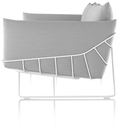 Herman Miller 3-х местный тканевый диван Wireframe sun-id-1365734 - Вид №2