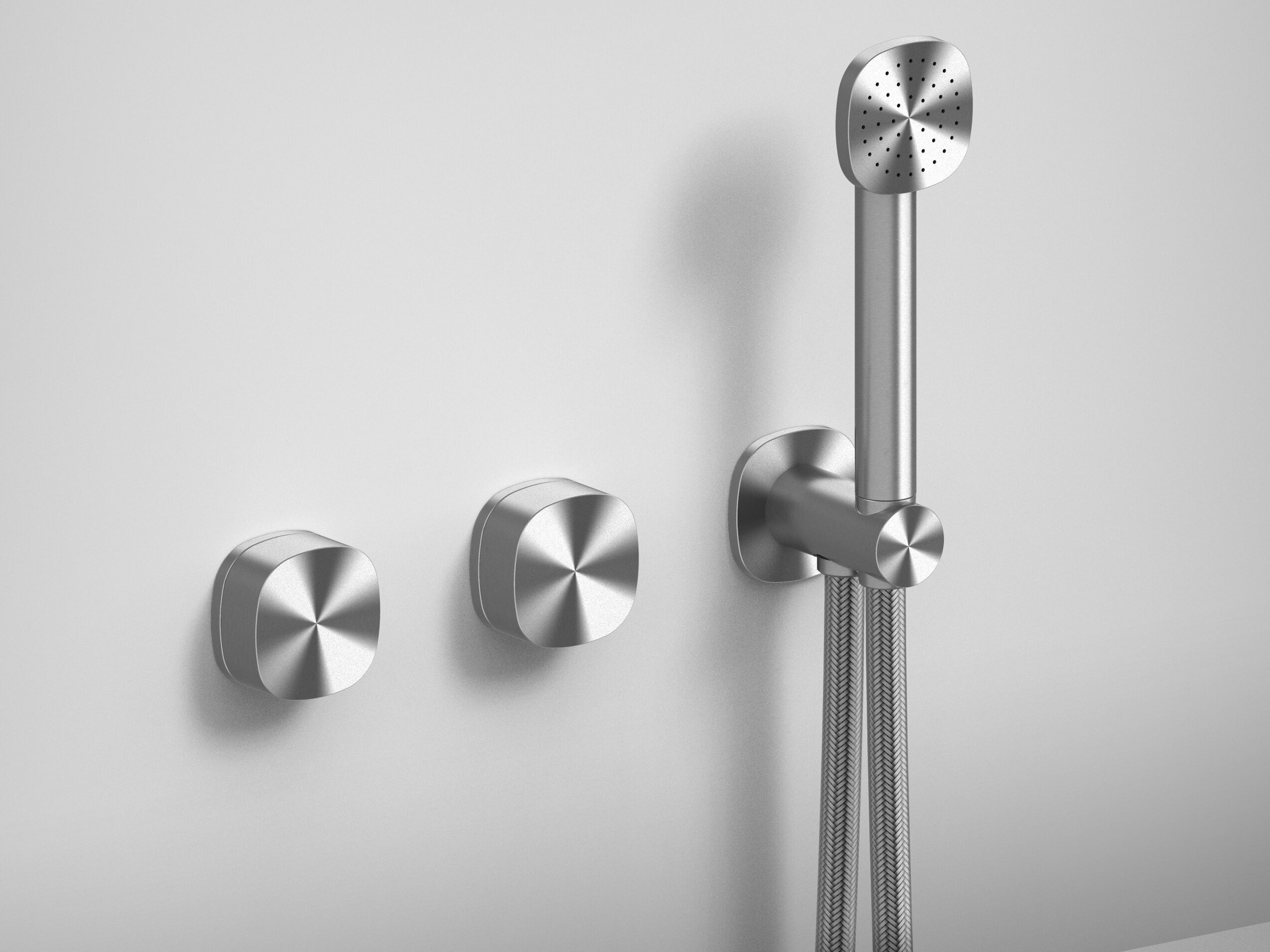 Набор для душа с 3 отверстиями из нержавеющей стали Quadrodesign супер ARCH-00081396
