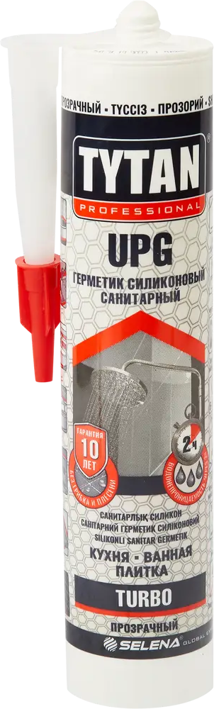 Санитарный силиконовый герметик Tytan UPG Turbo для ванной комнаты 85544116