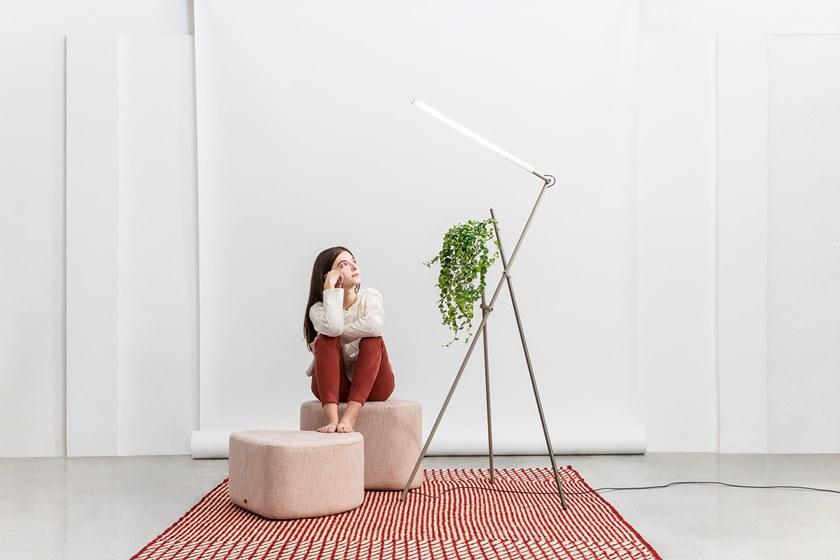 Estiluz Регулируемый светодиодный металлический торшер Asana P-3768 - Вид №2