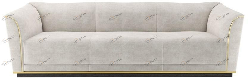 FRATO 3-х местный бархатный диван  Fup220018abe 