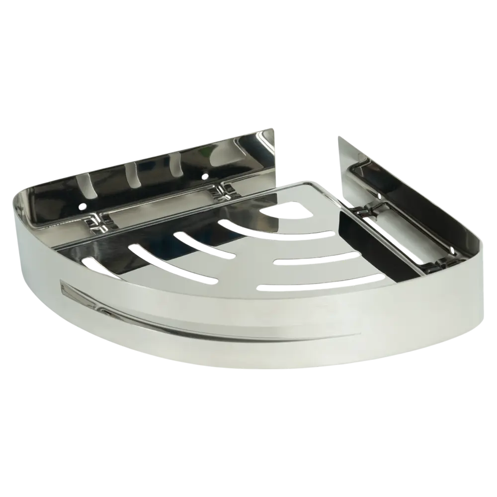 Угловая полка Vidage Стоун для ванной в хроме 89384537 STLM-1583395