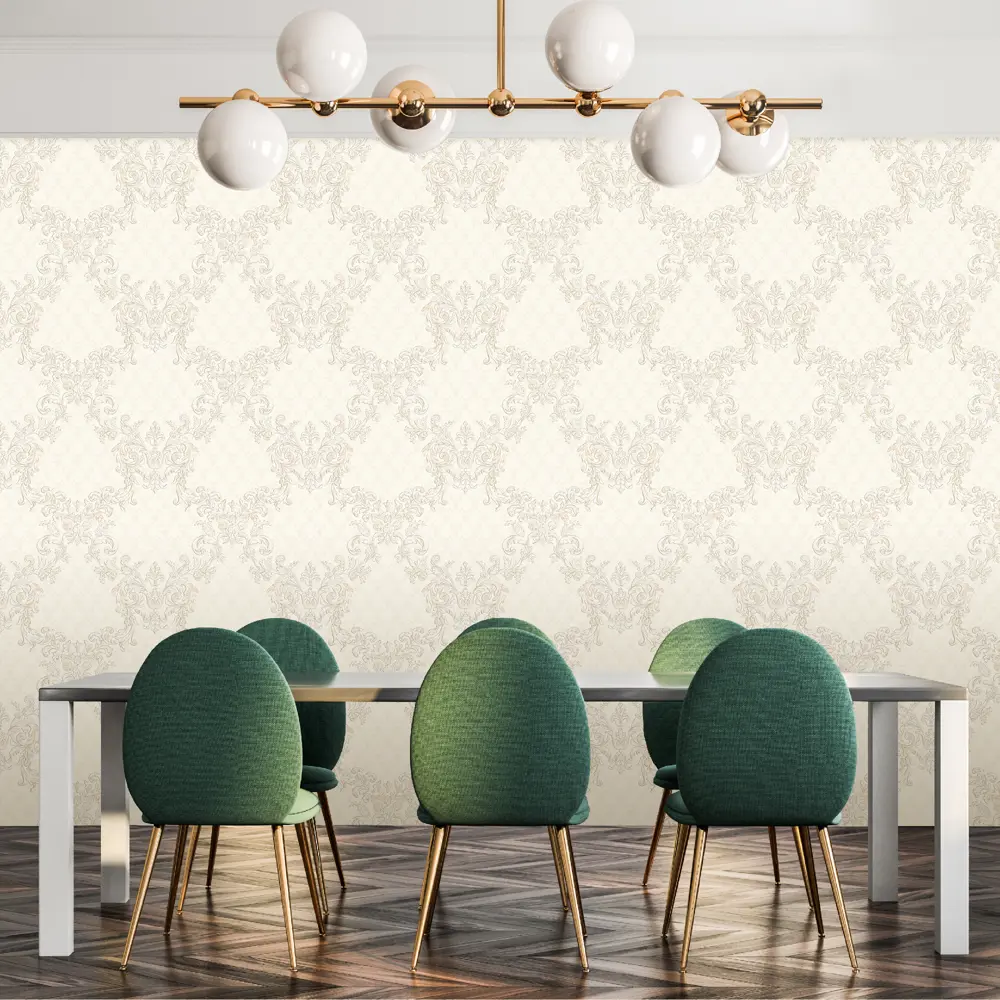 Обои флизелиновые Euro Decor Франсуаза белые 1.06 м 7023-00 82377757 STLM-2100672 - Вид №2
