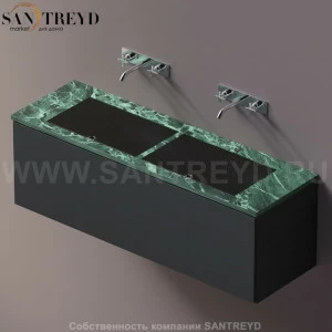 AELLM0CC21416VD Подвесная раковина настенная прямоугольная Agape Ell