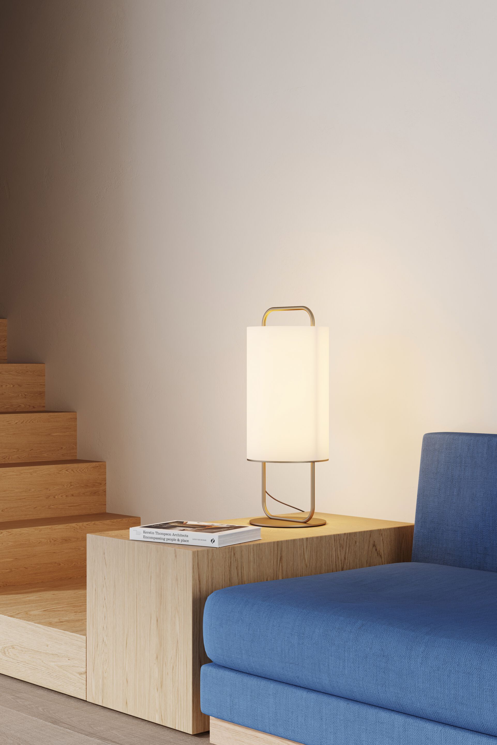 Стальная и стеклянная настольная лампа с диммером PARACHILNA Alistair ARCH-00133488 - Вид №3