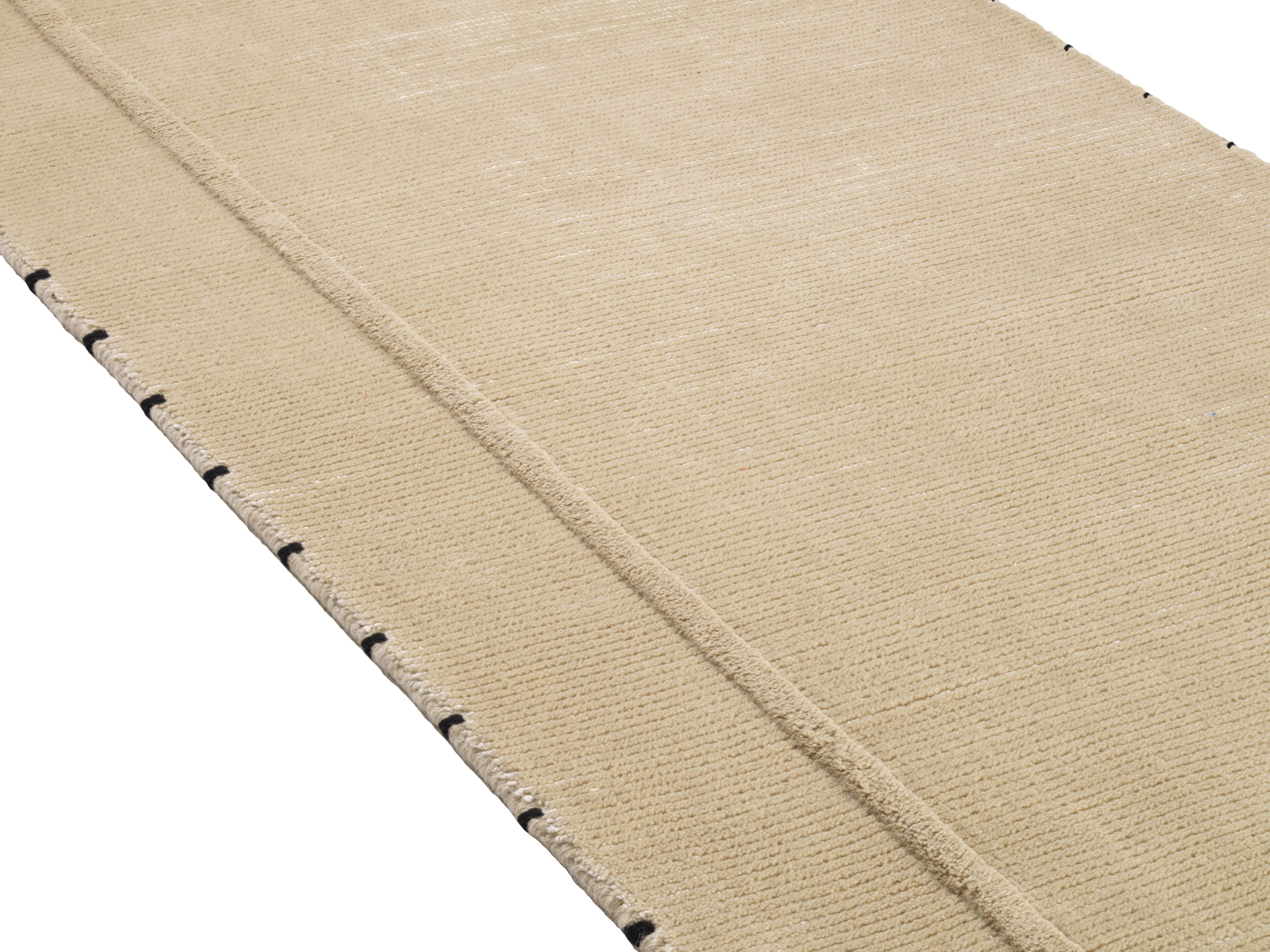 Сплошной цвет ручной работы из шерсти и вискозы Élitis ERNEST ARCH-00079282 - Вид №2