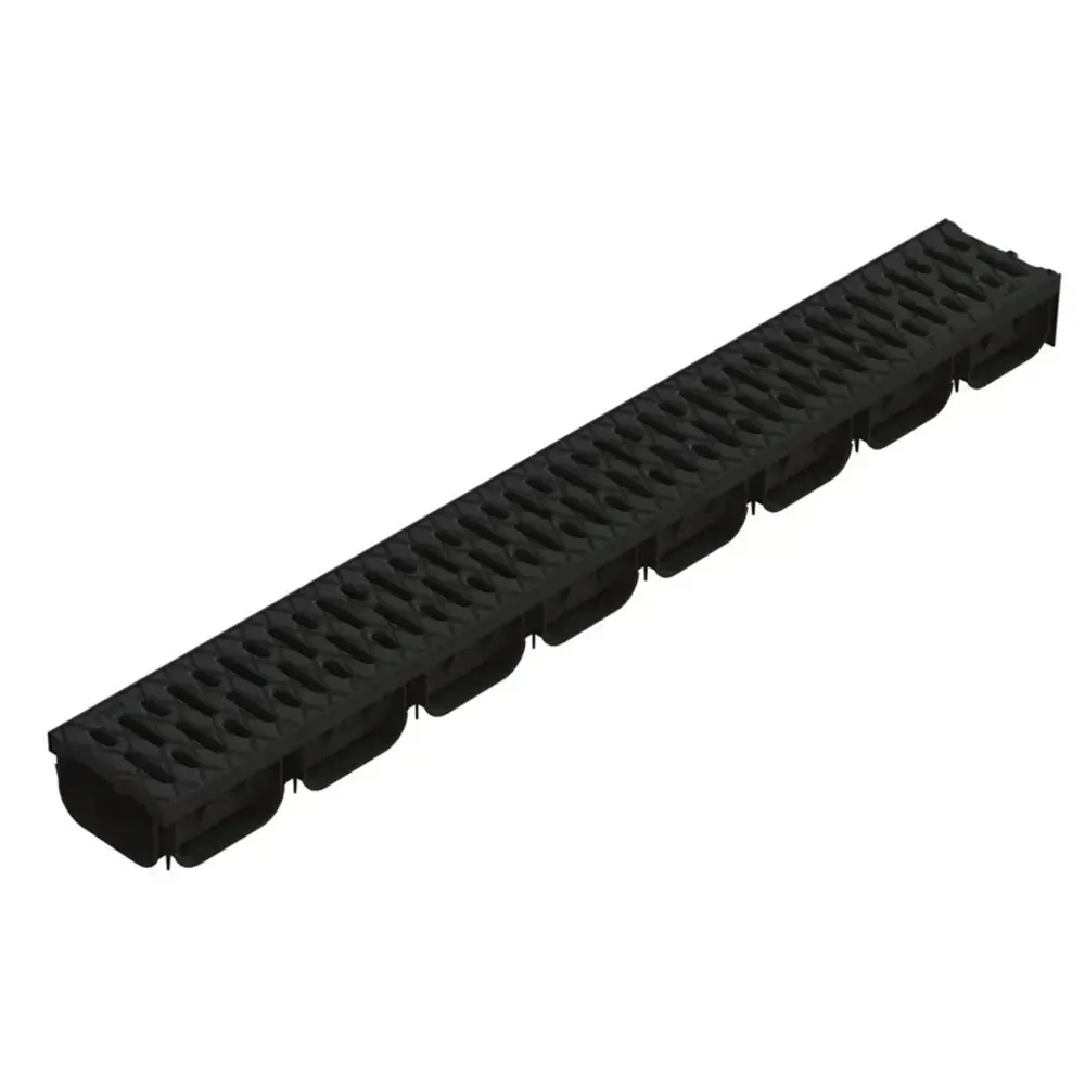 Лоток Standartpark Spark 2 пластиковый 1000x125x70 мм с пластиковой решеткой класса А15 84347369 STLM-2018507 