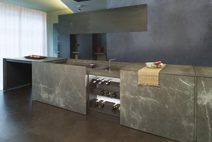 TM Italia Cucine Отдельностоящая кухня из камня коринф D90 sun-id-1439540 - Вид №2