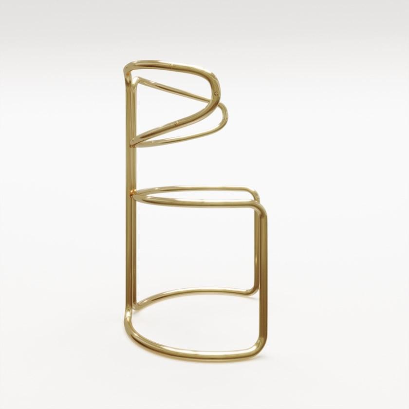 Mytto Стул с открытой спинкой, обитый тканью Iconic sun-id-1475297 - Вид №6