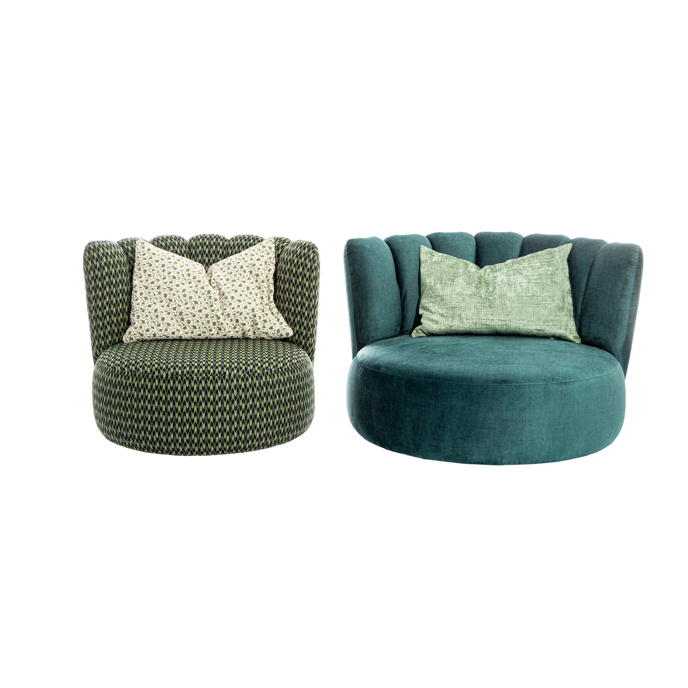 Тканевое кресло с подставкой для ног KFF ARCH-00135959 - Вид №17