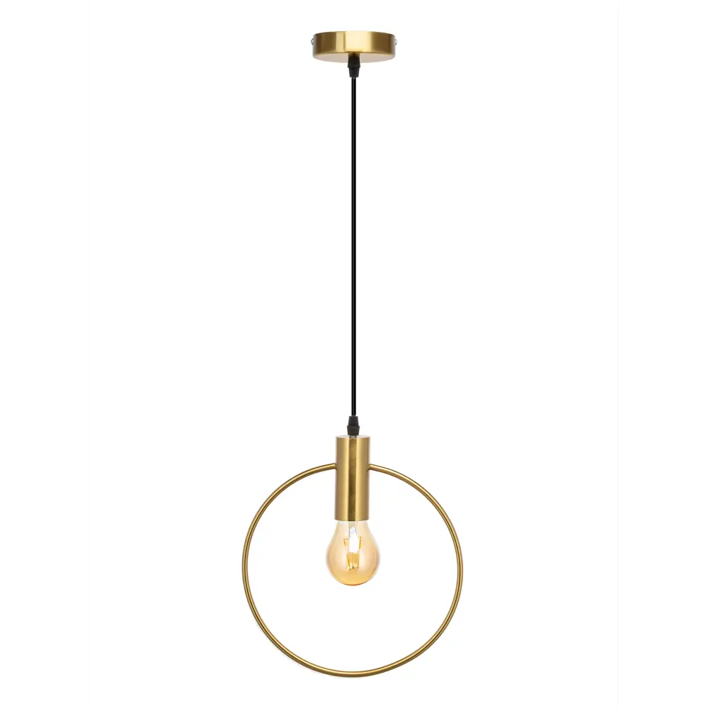 Светильник подвесной Nadin, 1 лампа, 5 м², цвет бронза/прозрачный LAMPLANDIA STLM-2108832 - Вид №1