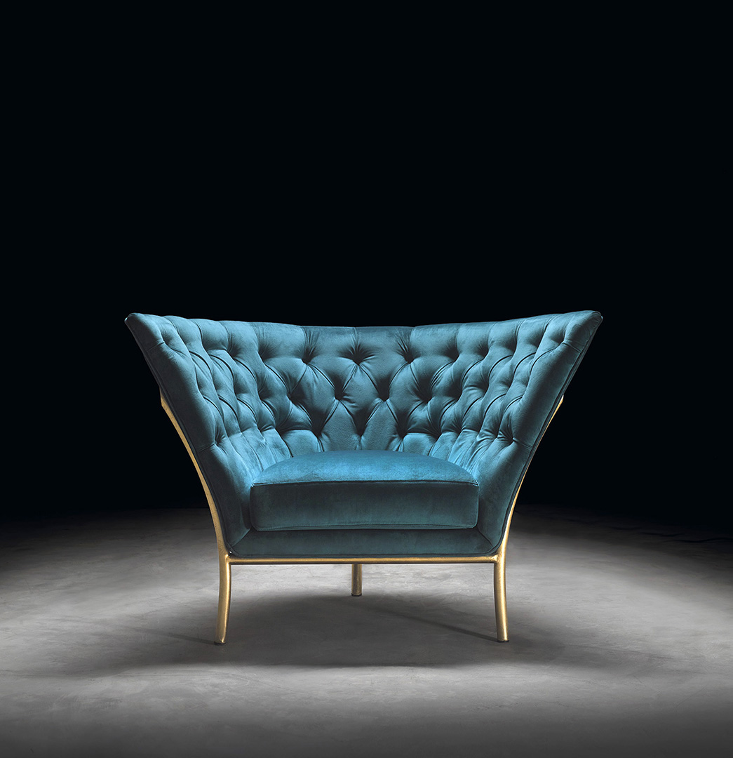 Кресло с канавкой Flute А5020 Coleccion Alexandra  - Вид №1