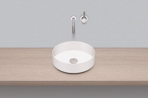 3221000401 Надставная раковина, ab.ke375, белая, противомикробное Alape серия KE (Unisono)