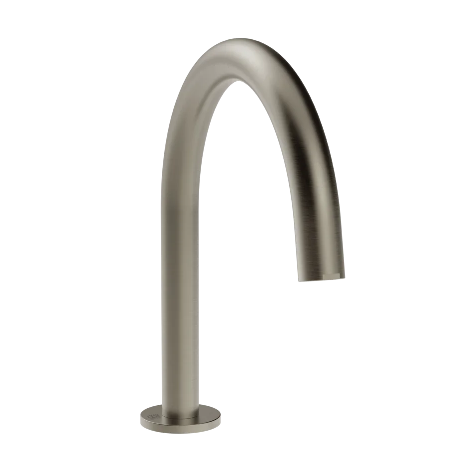 Носик для умывальника 18623 149 Gessi Via tortona МАТОВЫЙ НИКЕЛЬ FINOX 18623149