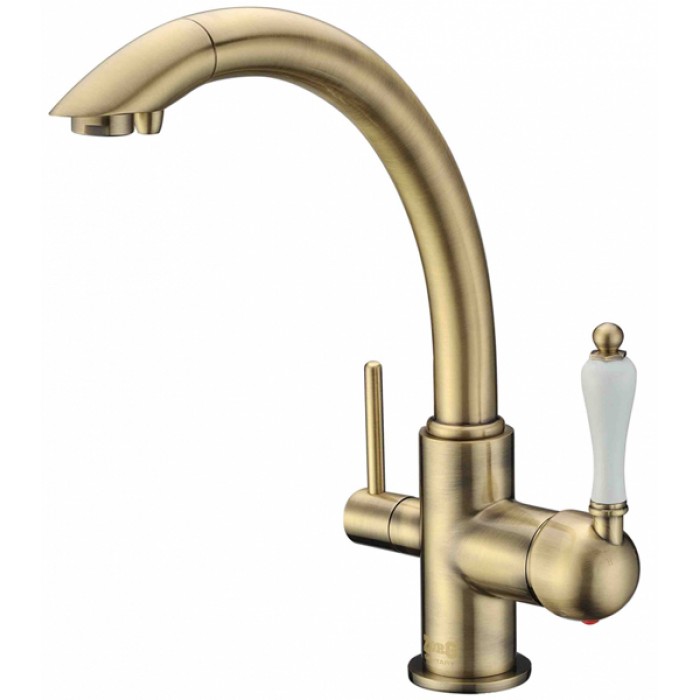 Zorg ZR 314 YF-50 Br Смеситель для кухни Zorg 305х225 мм  - Вид №1