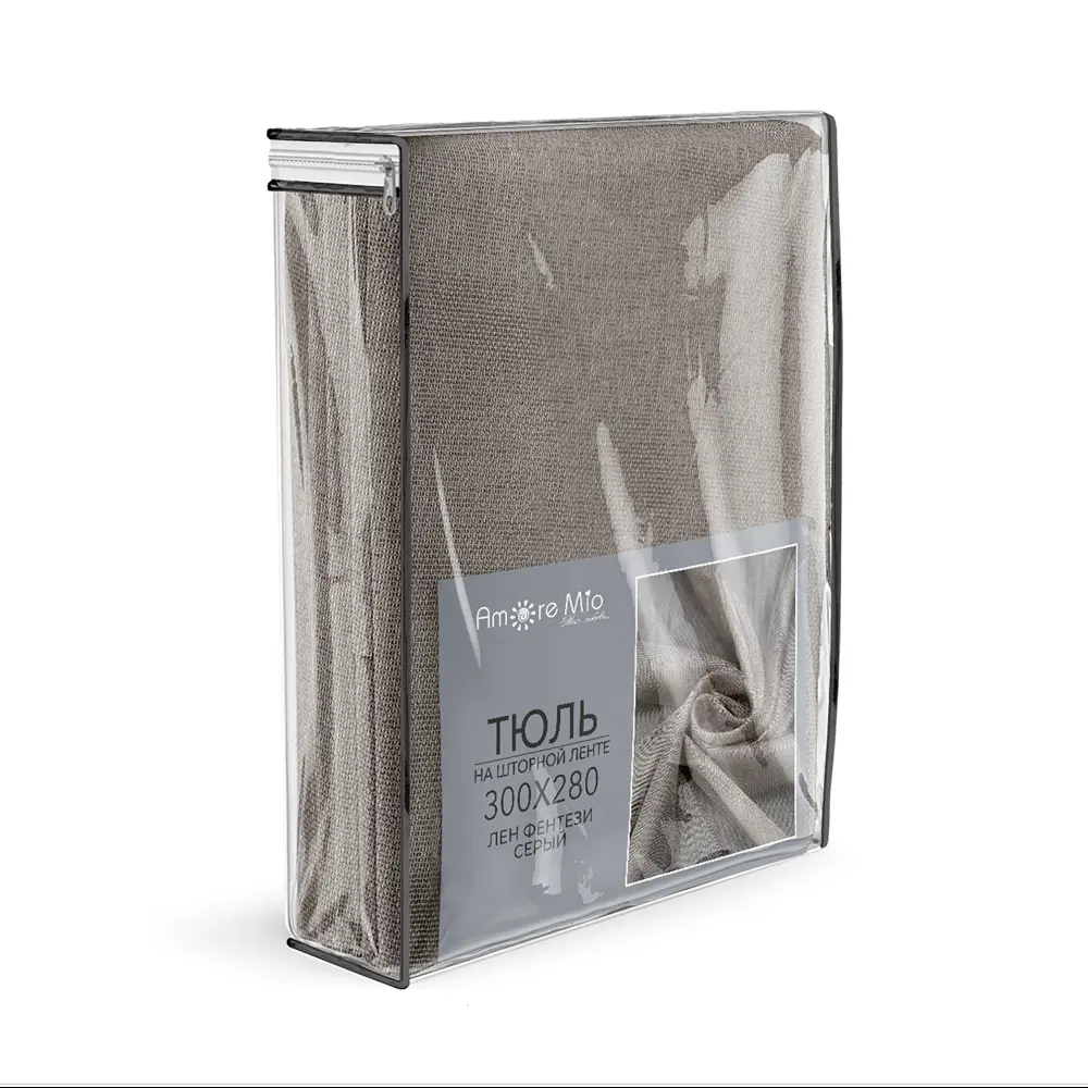 AMORE MIO Тюль Фентези с волновым краем 300x280 см 89288244 STLM-1045041 - Вид №4