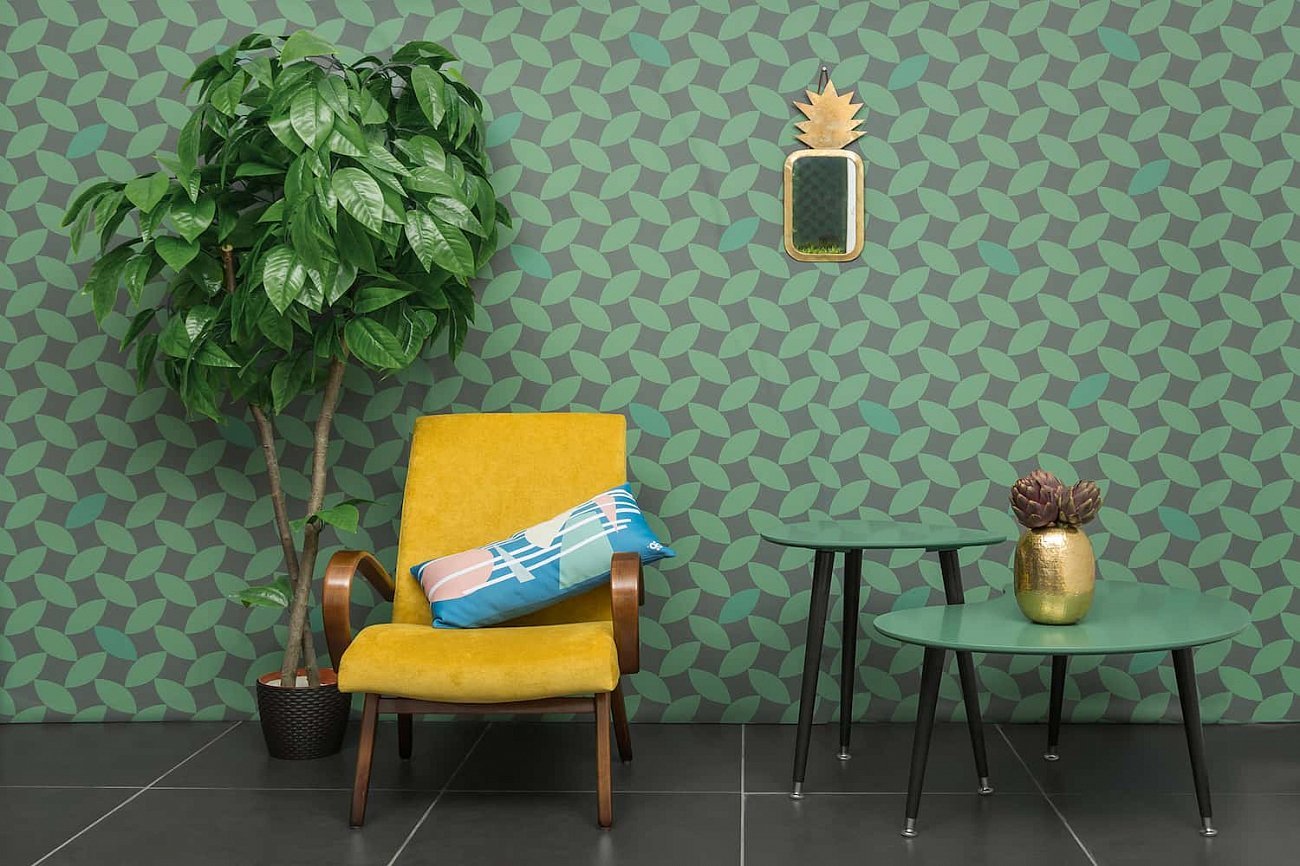 Кофейный столик с черными ножками темно-серый "Капля" WOODI  00-3966505 Серый  - Вид №11