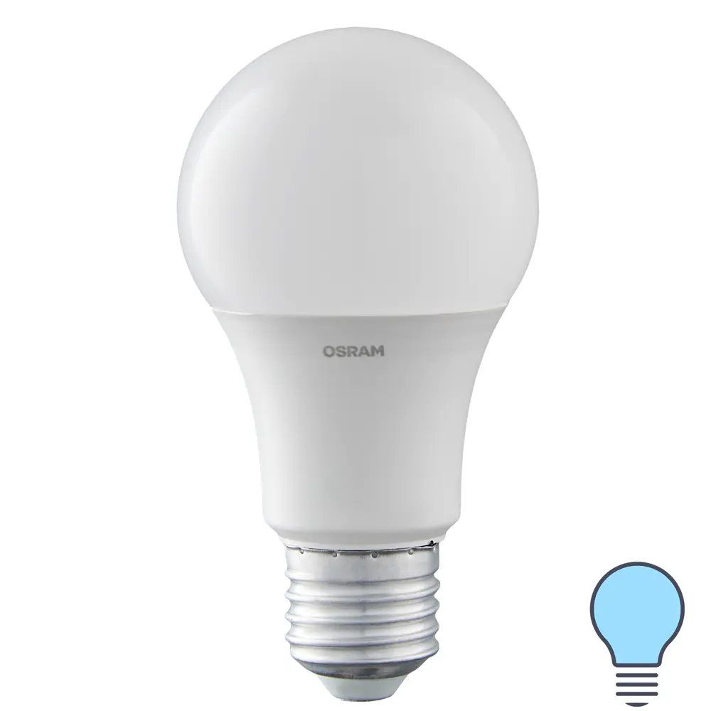 Лампа светодиодная Osram Antibacterial E27 220-240 В 8.5 Вт груша 806 лм холодный белый свет 82807730 STLM-2019017 