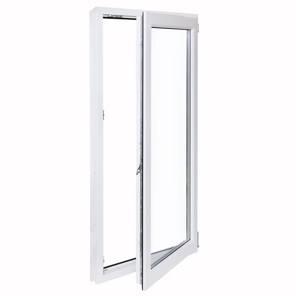 Пластиковое окно ПВХ Deceuninck одностворчатое 1440x870 мм (ВхШ) однокамерный стеклопакет белый (с двух сторон) STLM-2100785 - Вид №2