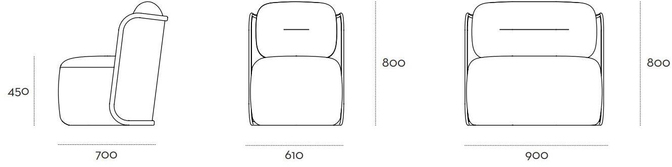 Cider Edition Кресло из ткани с подлокотниками sun-id-1430772 - Вид №6
