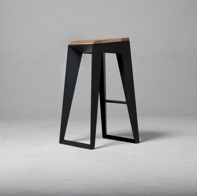 ODESD2 Барный стул из стали и дерева E sun-id-1347434 - Вид №3