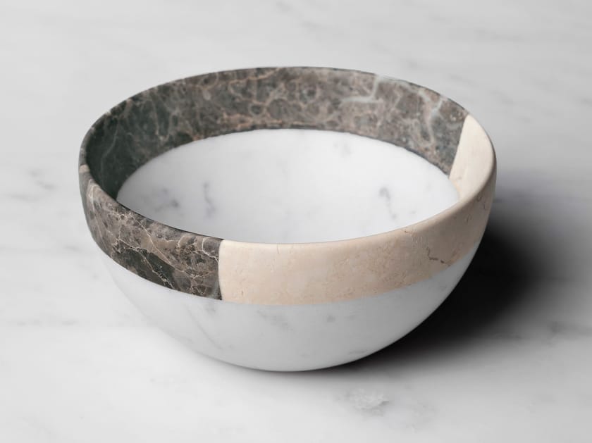Мраморная чаша LUCE DI CARRARA идеальное будущее и несовершенное прошлое ARCH-00026187