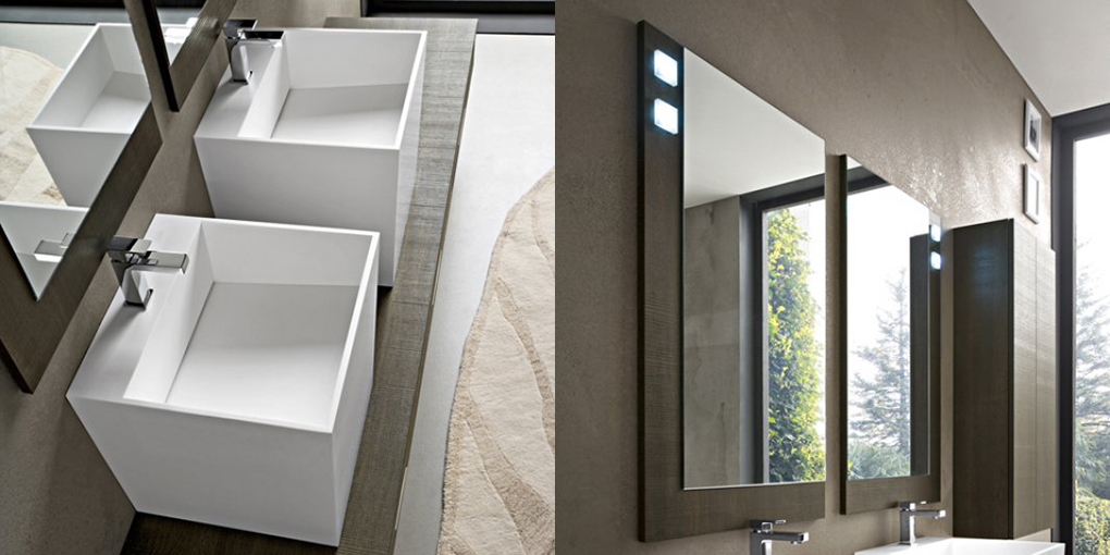 Комплект мебели для ванной комнаты Play 2012 44-45 Cerasa Play PLAY20124445 - Вид №1