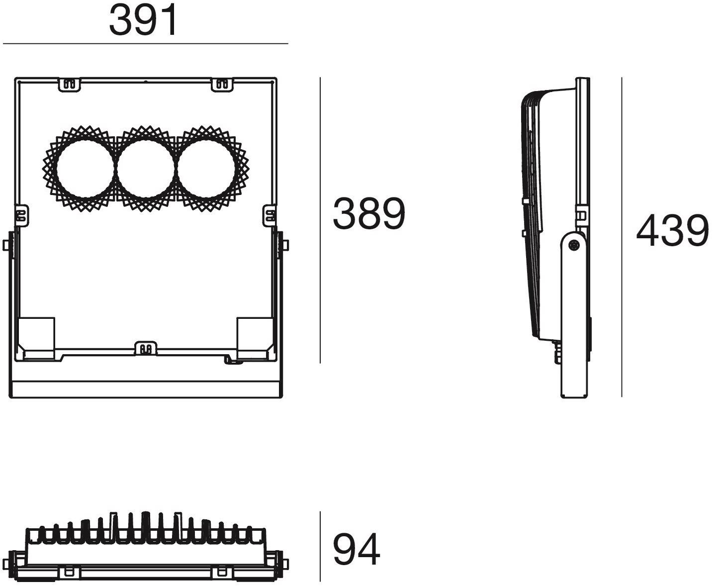 Linea Light Group Светодиодный прожектор для наружного освещения из литого под давлением алюминия sun-id-1478798 - Вид №11