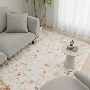 Ковер Genova 160x230 см вискоза 027/636260 цвет бежевый 89374963 STLM-2029242