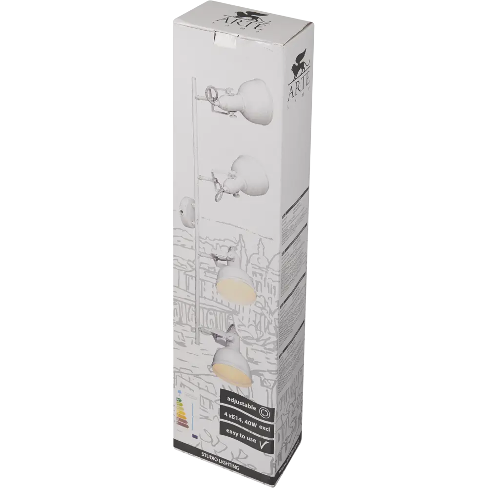 Спот Martin 4xE14x40 Вт, металл, цвет коричневый 15103344 STLM-2193178 Arte Lamp  - Вид №6