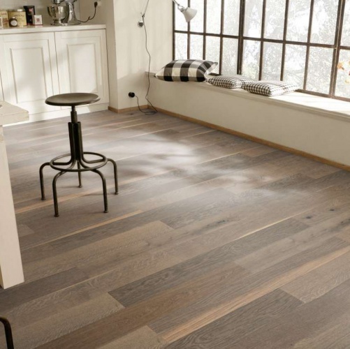 Паркетная доска Meister PS 300 Античный коричневый 8239 Дуб Рустик с брашью (Текстурированная) 1187х142 мм 2300200067 - Вид №6