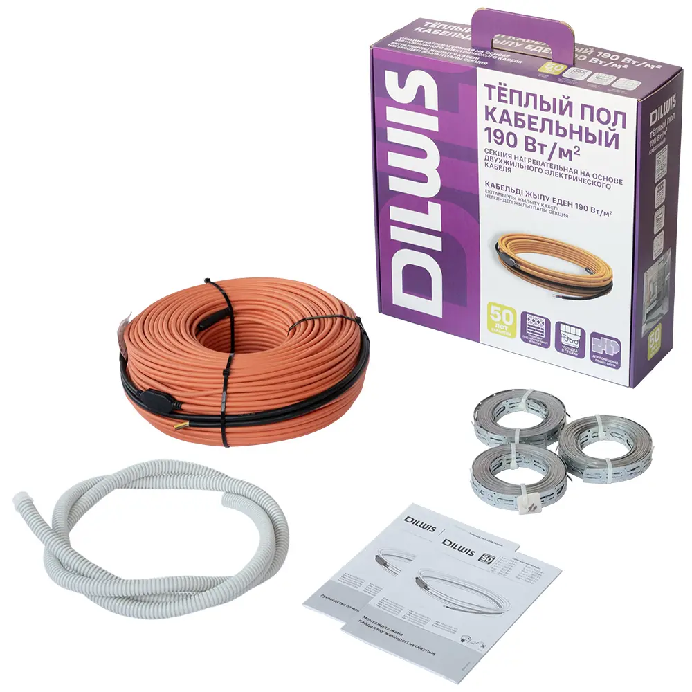 Нагревательный кабель Dilwis для системы теплого пола 14 м² 89394481 STLM-1575840 - Вид №8
