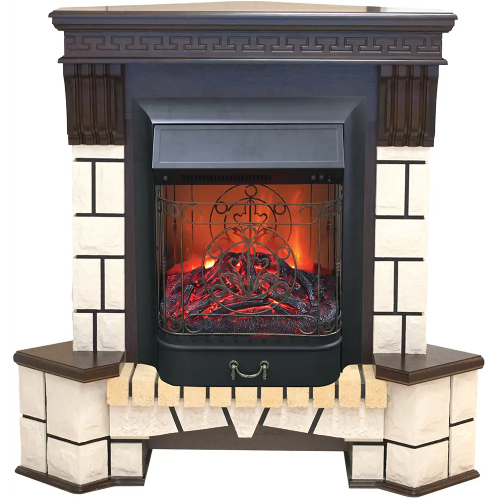 Обрамление угловое Stone под стандартный очаг REALFLAME STLM-2169142 - Вид №6