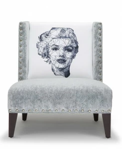 Кресло Icon by Josh Bryan серебро ICON DESIGNE ДИЗАЙНЕРСКИЕ, JOSH BRYAN 096799 Серый