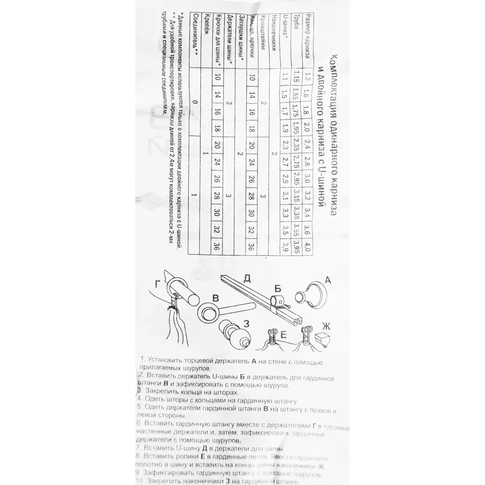 Карниз двухрядный 300 см металл/пластик цвет орех РУССКИЕ КАРНИЗЫ Стандарт STLM-2180287 - Вид №2