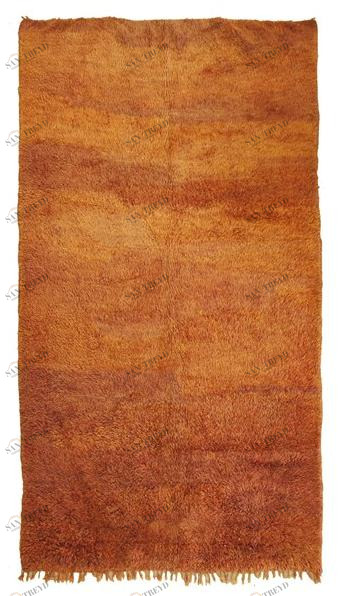 AFOLKI Прямоугольный шерстяной коврик с длинным ворсом Chichaoua Taa1233be