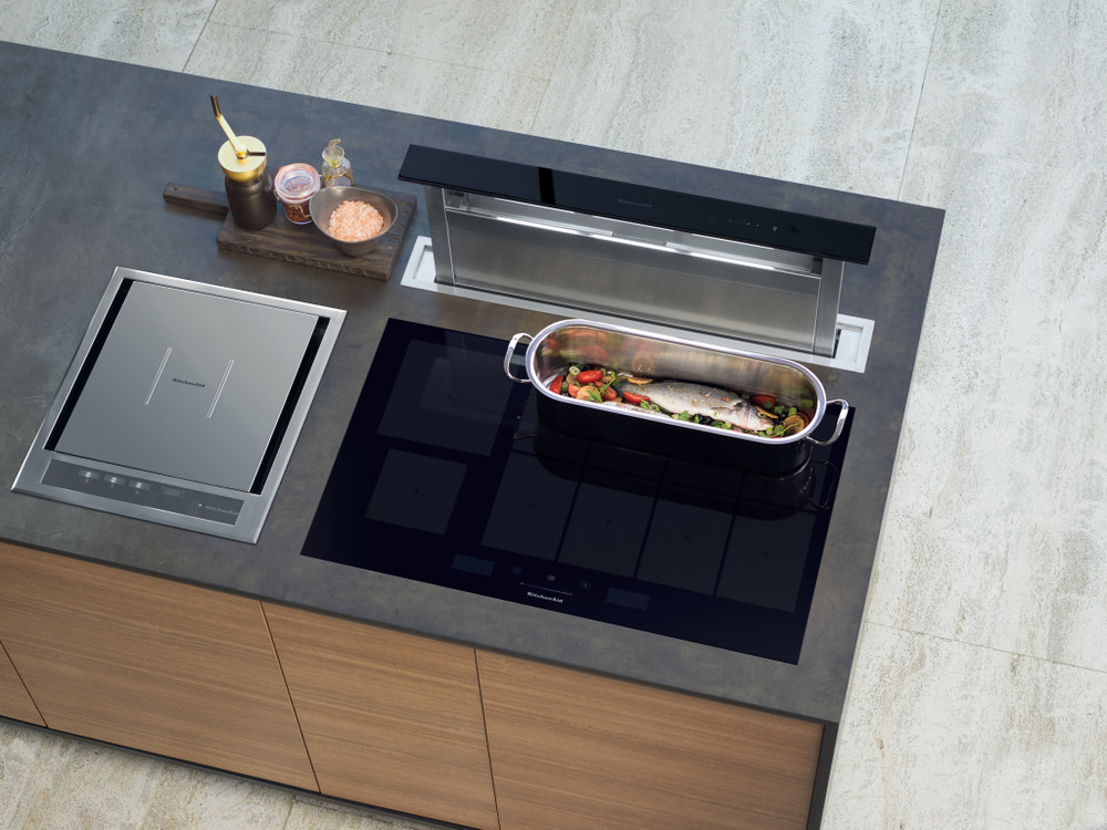 KHIAF 10900 ИНДУКЦИОННАЯ ПЛИТА 90 СМ С ПРОВОДНОЙ УСТАНОВКОЙ KitchenAid  - Вид №1